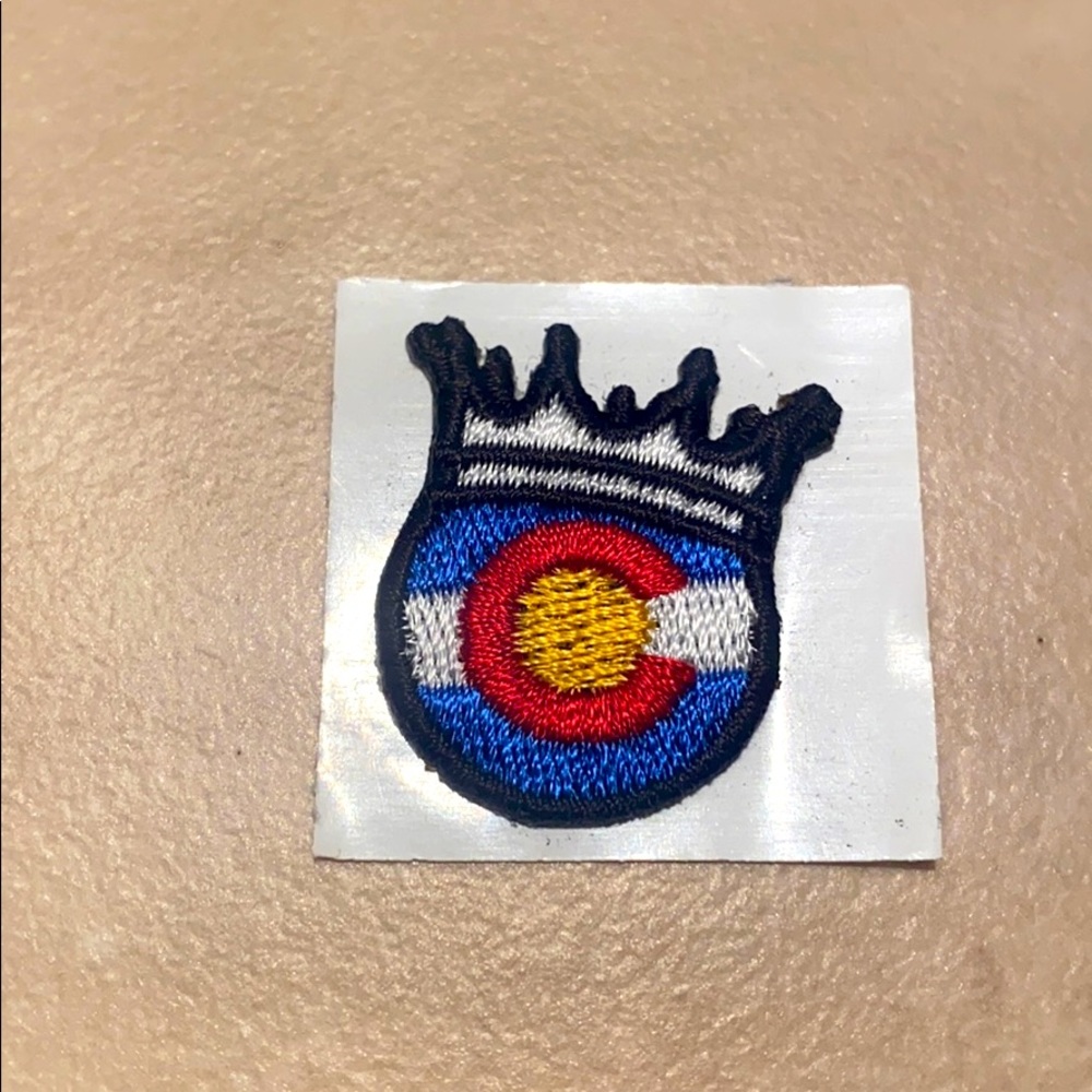 The Spot 420 Colorado Crown embroidered sticker 💯